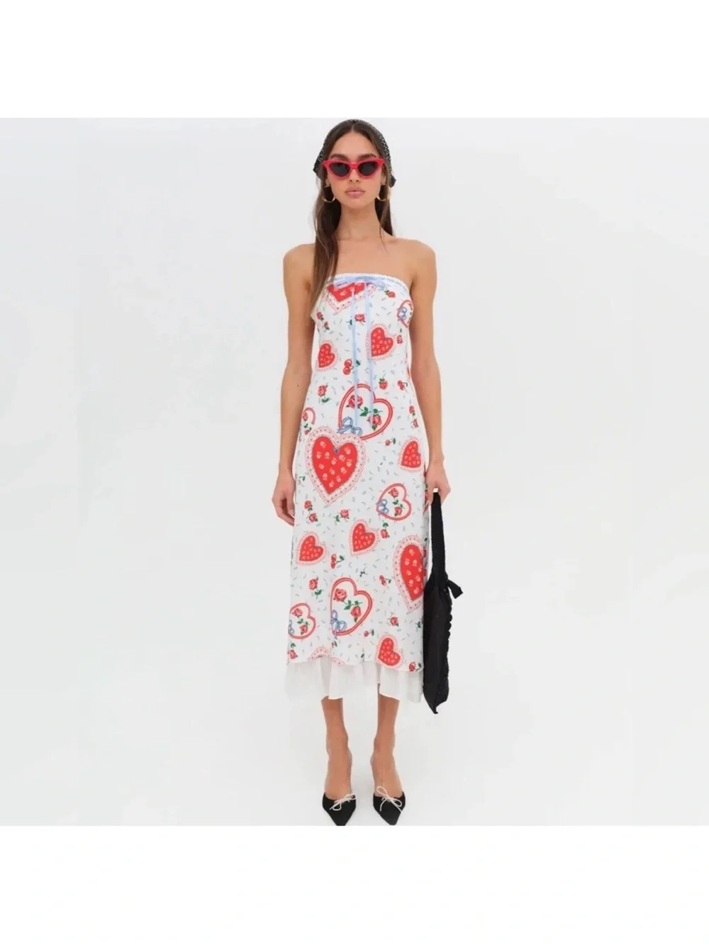 for love & lemons daisy mae strapless midi dress For Love And Lemons | Dresses | For Love Lemons Daisy Mae Strapless Midi Dress